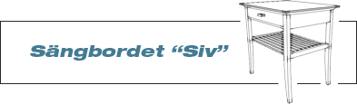 Sängbordet Siv